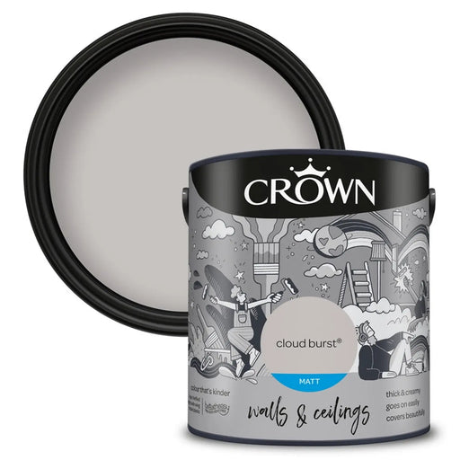 Crown Walls & Ceilings Matt 2.5L Cloud Burst