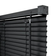 RENAISSANCE PVC Wide Venetian Blind Black 105cm