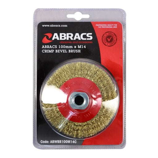 Abracs Crimp Bevel Brush 100mm x M14