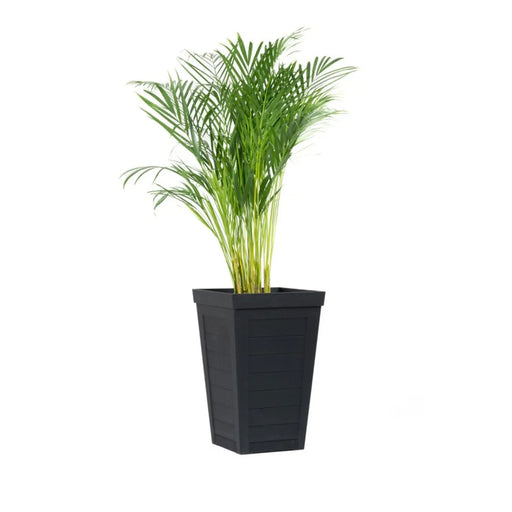 Garden Central Savana Slats Slate Planter 37 x 37 x 36cm