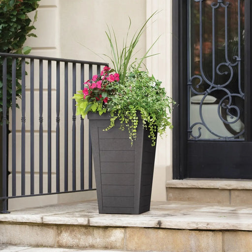 Garden Central Savana Slats Slate Planter 37 x 37 x 36cm