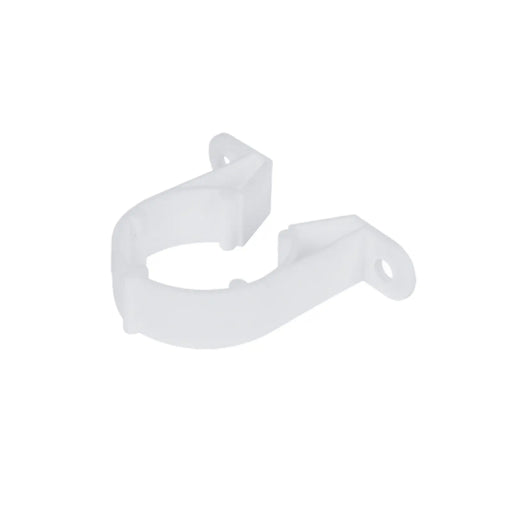 Davant Pipe Clip White Pack 10 40mm