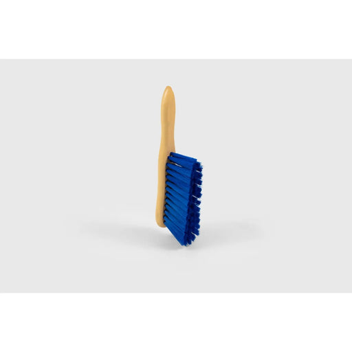 Hill Brush Banister Brush - Lacquered Stock, Soft Blue PVC 6"