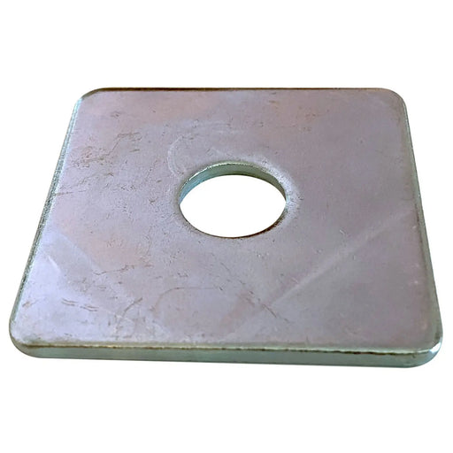 MetalMate Washer M12x50x3mm BZP Sq Plate BS3410 Bx 100