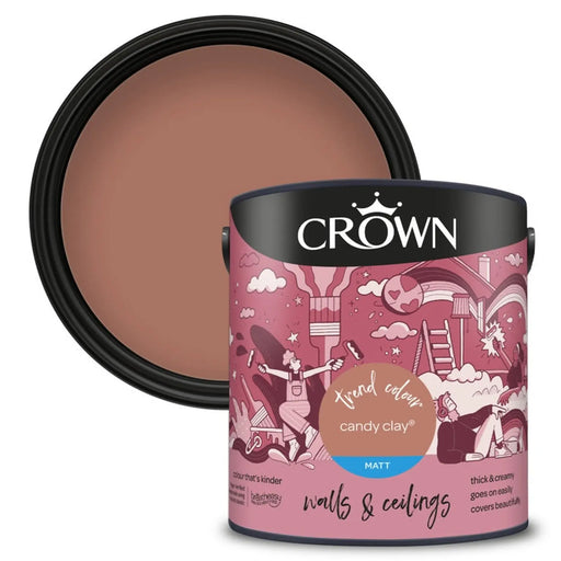 Crown Walls & Ceilings Matt 2.5L Candy Clay