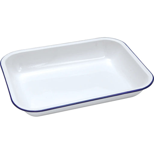 Falcon Enamel Bakepan - Traditional White 31cm