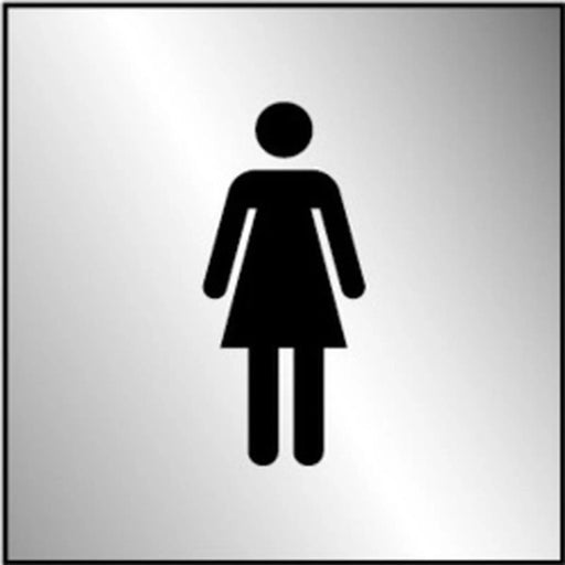 Securit Metal Lady Symbol 100mmx100mm