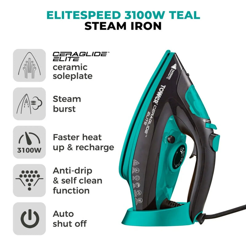 Tower Ceraglide Teal Iron 3100w
