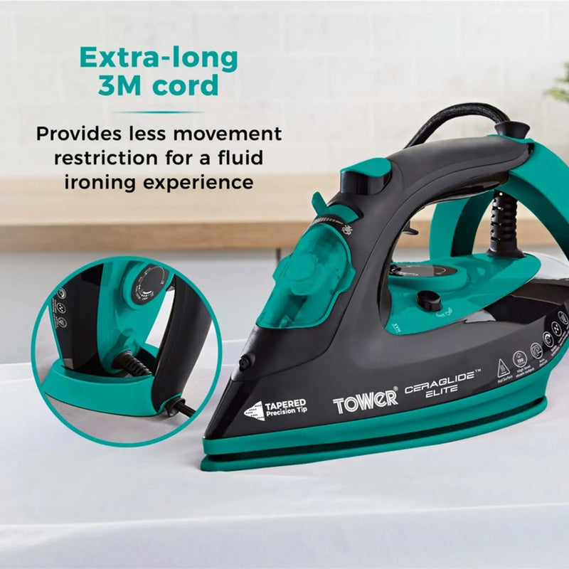 Tower Ceraglide Teal Iron 3100w