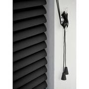 RENAISSANCE PVC Wide Venetian Blind Black 180cm