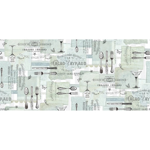 d-c-fix® Manhattan Tablecloth - Gourmet Aqua 20m Roll x 140cm