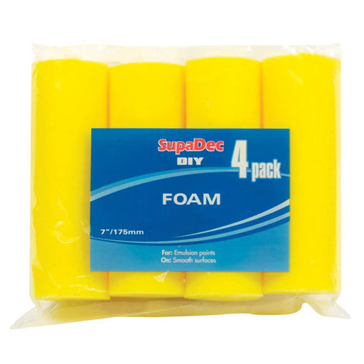 SupaDec Foam Roller Refills 7"/175mm, 4 Pack