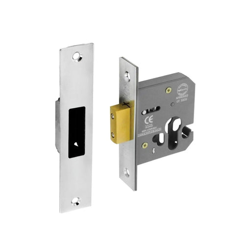 Securit Euro Deadlock Nickel Plated 63mm