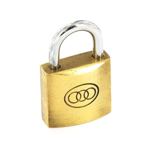 Securit Tricircle Brass Padlock 20mm