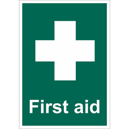 First aid 1.2mm Recyclable PP (148 x 210mm) - Min Order 4