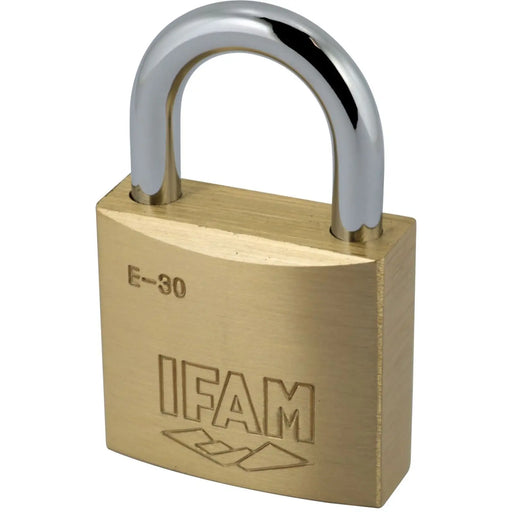 Ifam E Series Brass Padlock - 30mm KA1