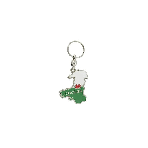 Wales Map Keyring