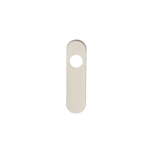 Radius Coverplate To Suit Cslp - Pair - Latch - Satin Stainless Steel
