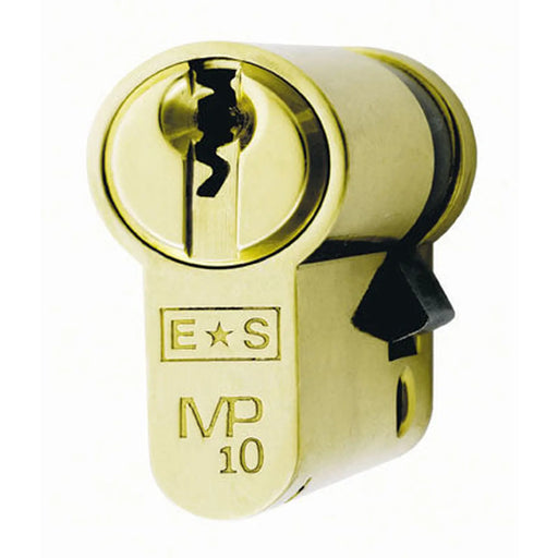 Mp10 42Mm Euro Single Cylinder - Mk - Polished Brass