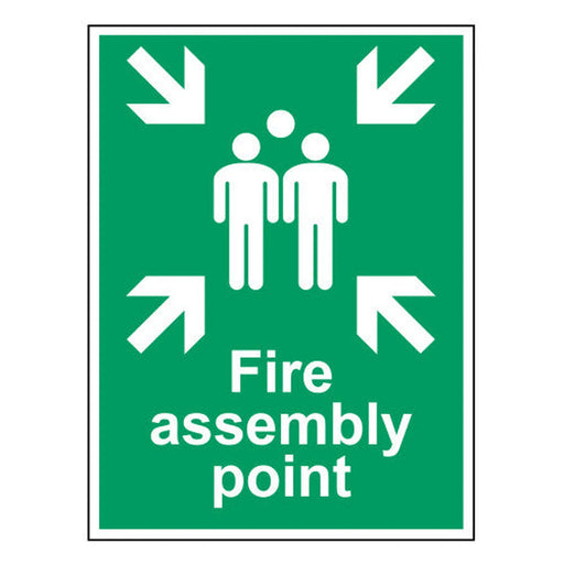 Fire assembly point - PP (300 x 400mm) - Min Order 2