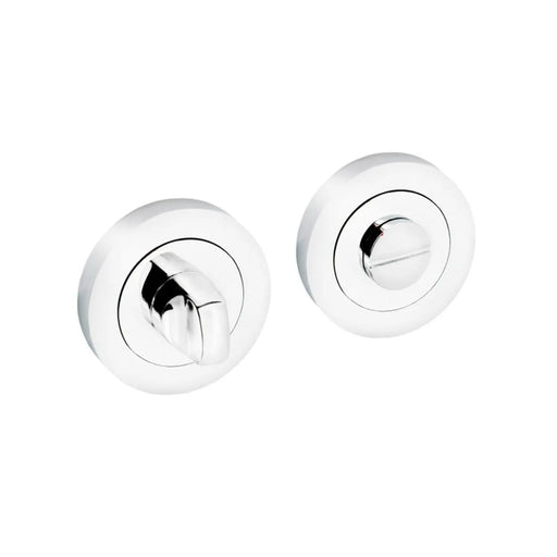 Securit Polished Chrm Bathroom Turn +release 52x9mm