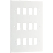 BG Electrical Grid - 12 module, rectangular