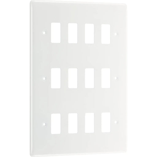BG Electrical Grid - 12 module, rectangular