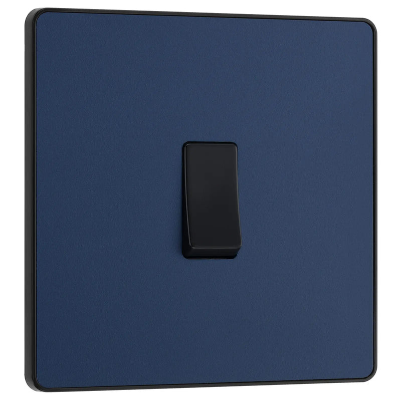 BG Electrical Evolve Matt Blue - Single, 2 way switch