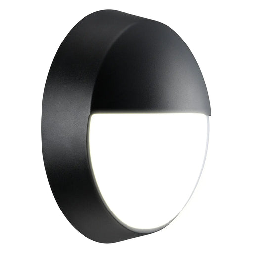 Luceco Ext Residential - Exterior residential bulkhead eyelid 400lumens with white or black bezel