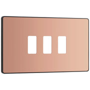 BG Electrical Grid - 3 module, rectangular