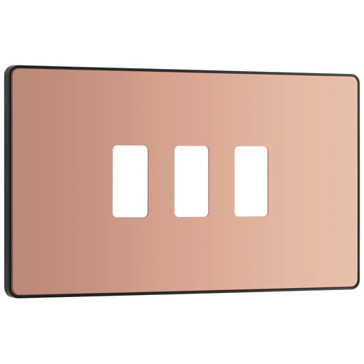 BG Electrical Grid - 3 module, rectangular