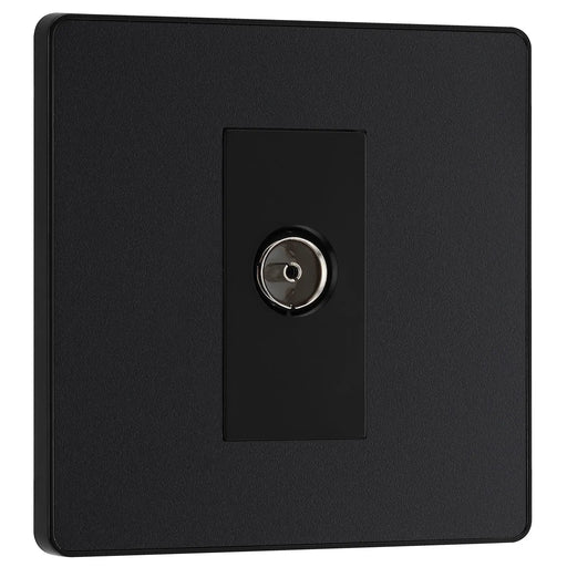 BG Electrical Evolve Matt Black - Single, co-axial