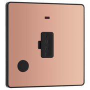 BG Electrical Evolve Polished Copper - Unswitched and fused