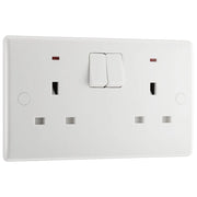 BG Electrical 800 Series - Double, switched single pole, with indicators