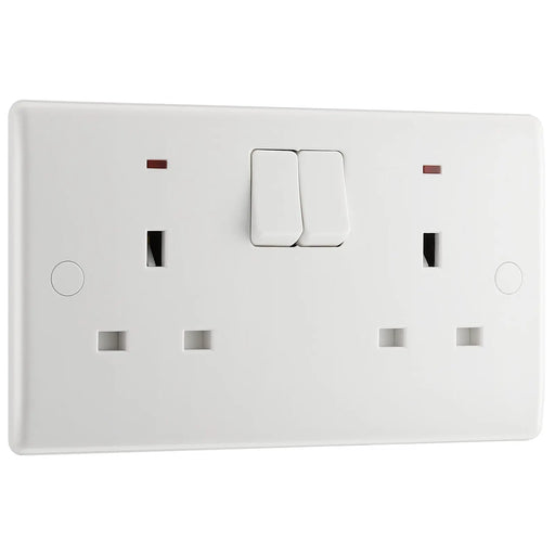 BG Electrical 800 Series - Double, switched single pole, with indicators