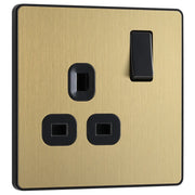 BG Electrical Evolve Satin Brass - Single, switched, single pole
