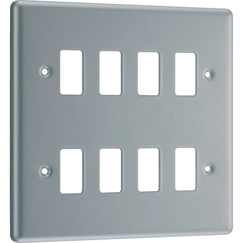 BG Electrical Grid - 8 module, square
