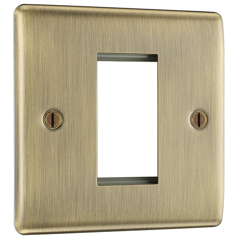 BG Electrical Euro Module - 1 module - square