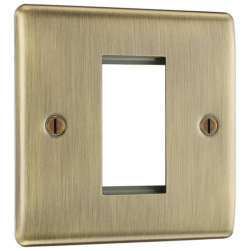 BG Electrical Euro Module - 1 module - square