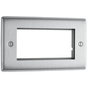 BG Electrical Euro Module - 4 module - rectangular