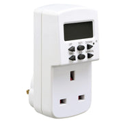 Masterplug Timer - 7 Day, White