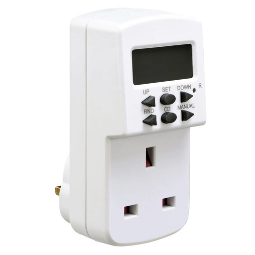 Masterplug Timer - 7 Day, White