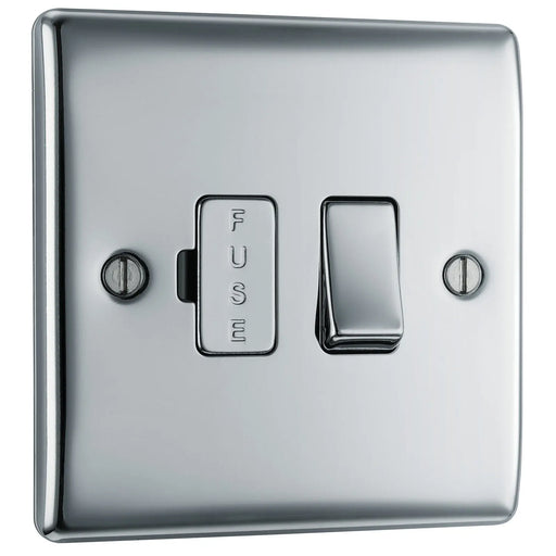 BG Electrical Nexus Metal Polished Chrome - Switched and fused