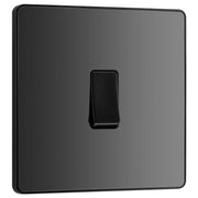 BG Electrical Evolve Black Chrome - Single, 2 way switch