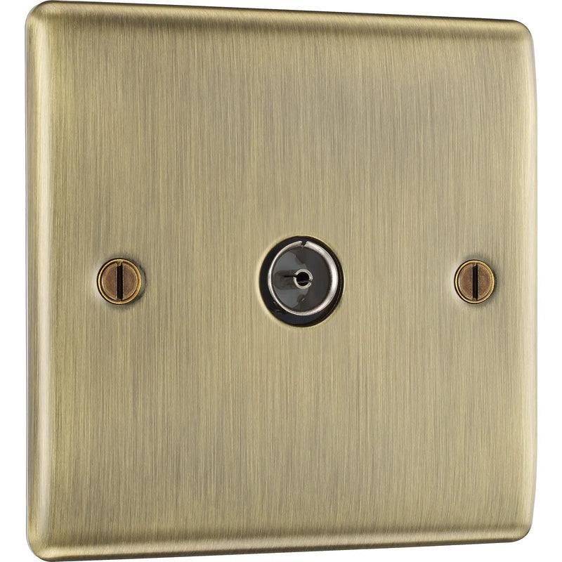 BG Electrical Nexus Metal Antique Brass - Single, co-axial