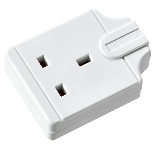 Masterplug Basic - 1 Socket, 13A, White