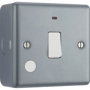 BG Electrical Metal Clad - 20A, double pole, with indicator