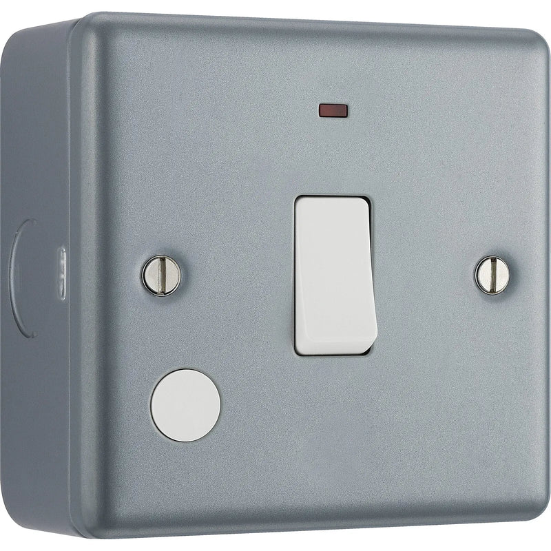 BG Electrical Metal Clad - 20A, double pole, with indicator