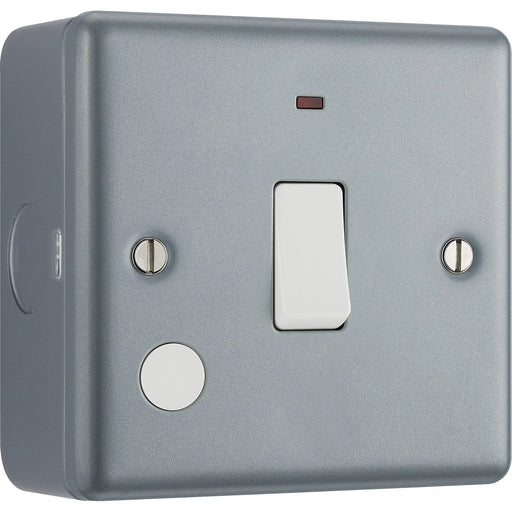 BG Electrical Metal Clad - 20A, double pole, with indicator