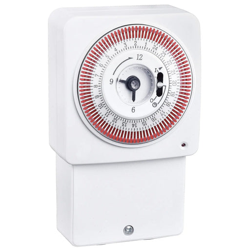 Masterplug Timer - 24 Hour - Wired, White
